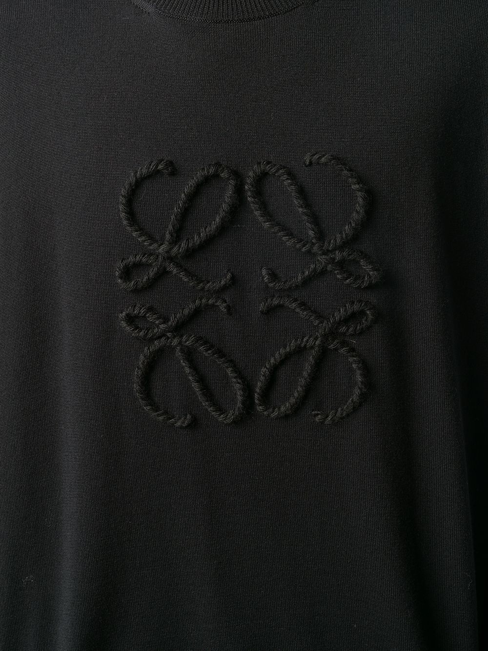 фото Loewe embroidered logo cashmere-wool jumper