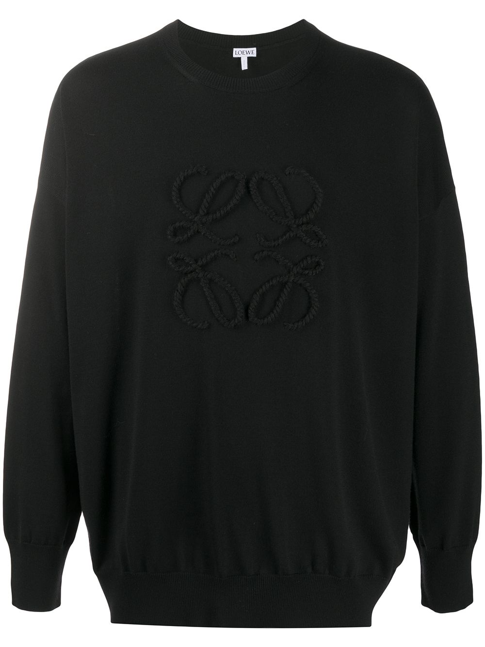 фото Loewe embroidered logo cashmere-wool jumper