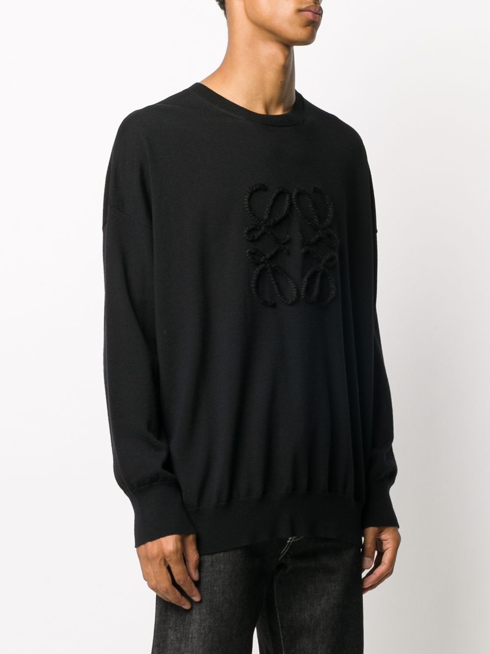 фото Loewe embroidered logo cashmere-wool jumper