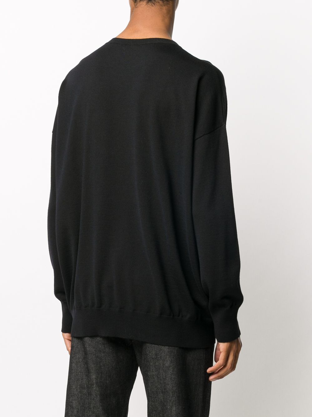 фото Loewe embroidered logo cashmere-wool jumper