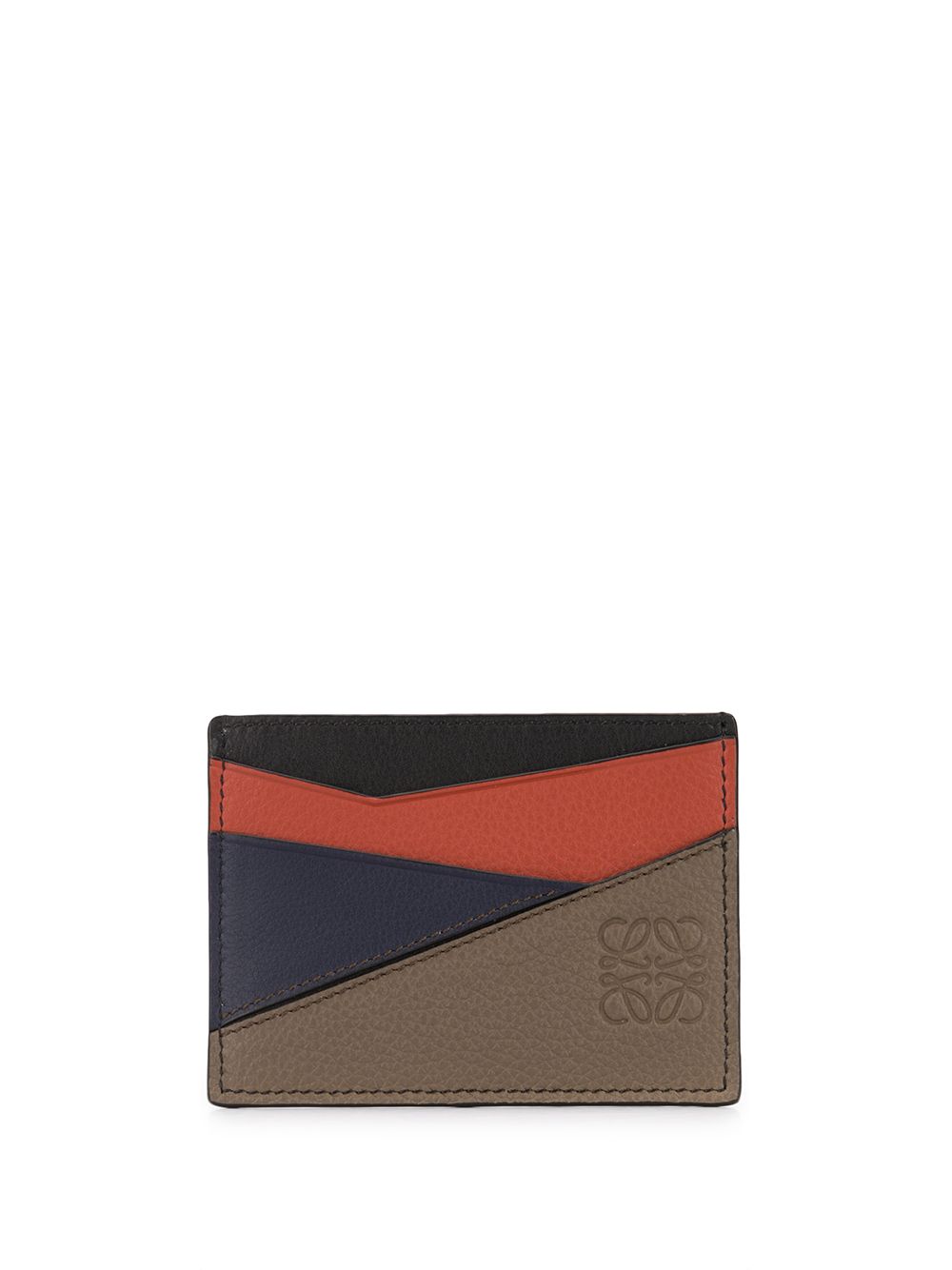 фото Loewe layered leather cardholder