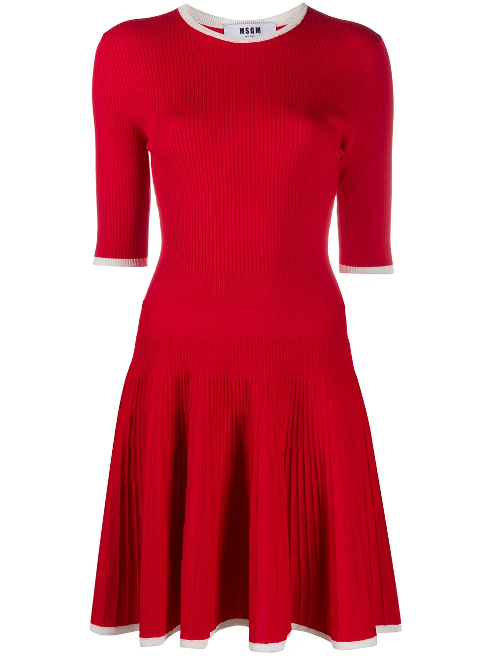 knitted skater dress
