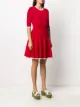 MSGM knitted skater dress