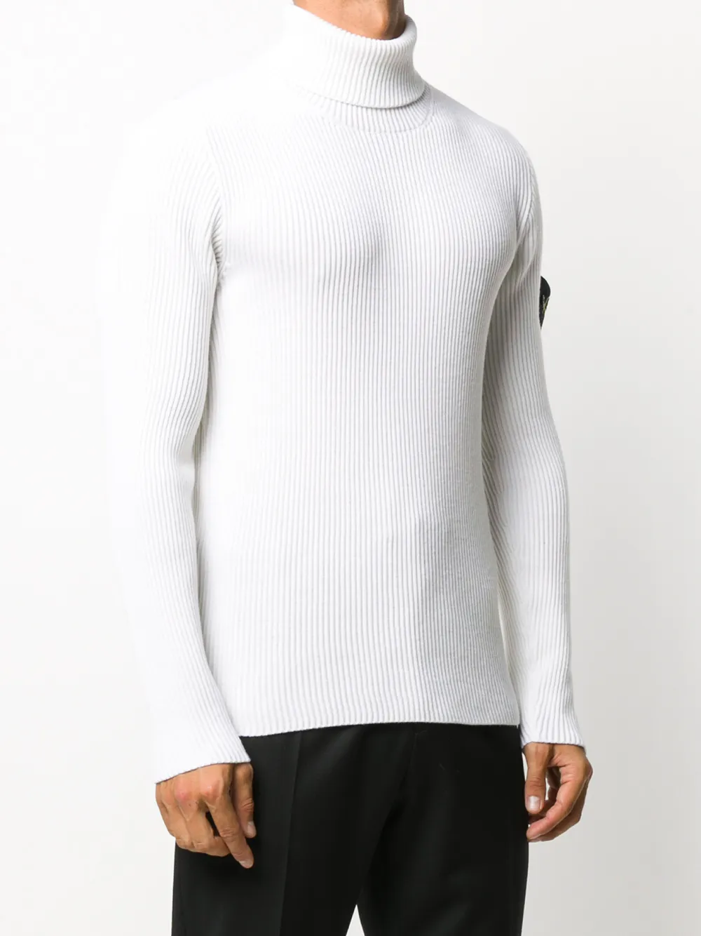 stone island roll neck sweater