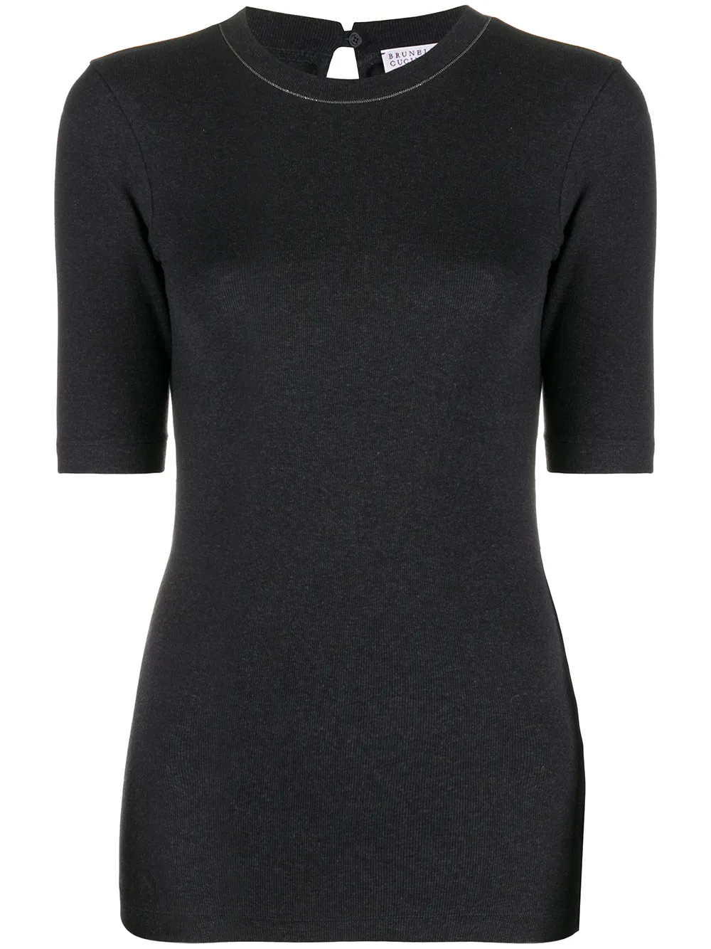 Brunello Cucinelli pull à coupe ajustée | gris | Image 1