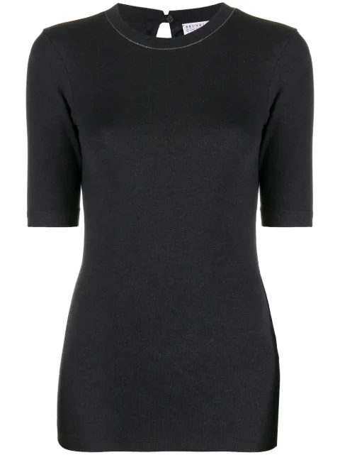 Brunello Cucinelli half-sleeve jumper