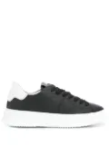 Philippe Model Paris side logo patch sneakers - Black