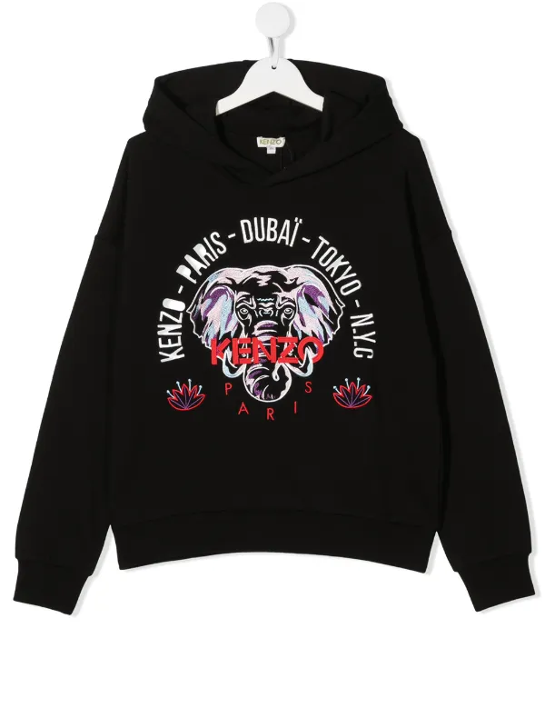 kenzo elephant hoodie