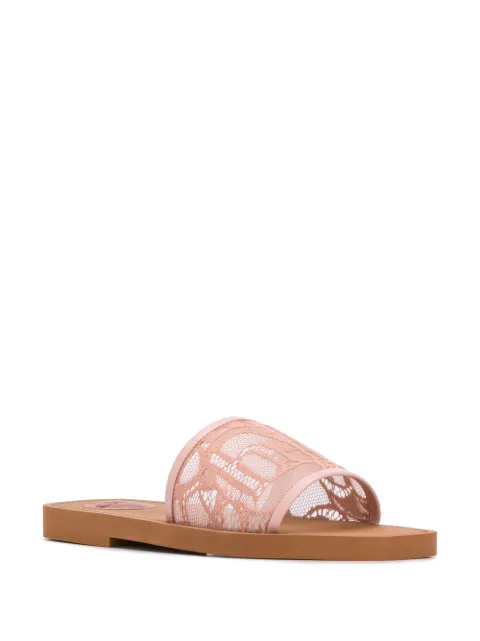 chloe sliders pink