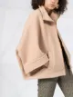 Chloé crop-sleeve panelled coat