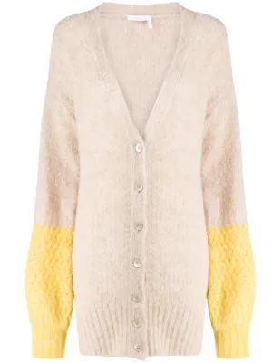 designer longline cardigans