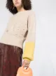 See by Chloé colour-block balloon knit jumper