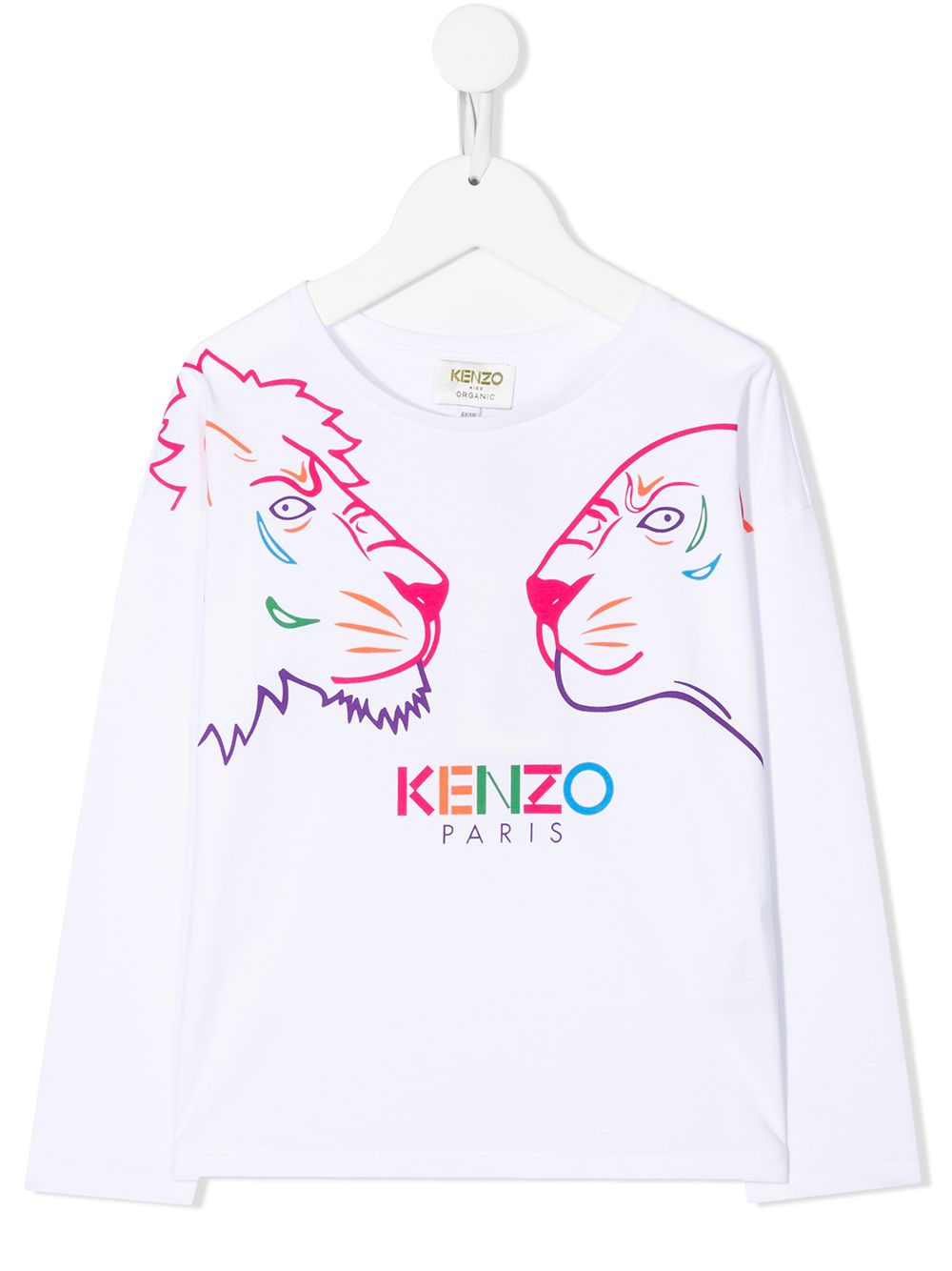 фото Kenzo kids футболка tiger friends