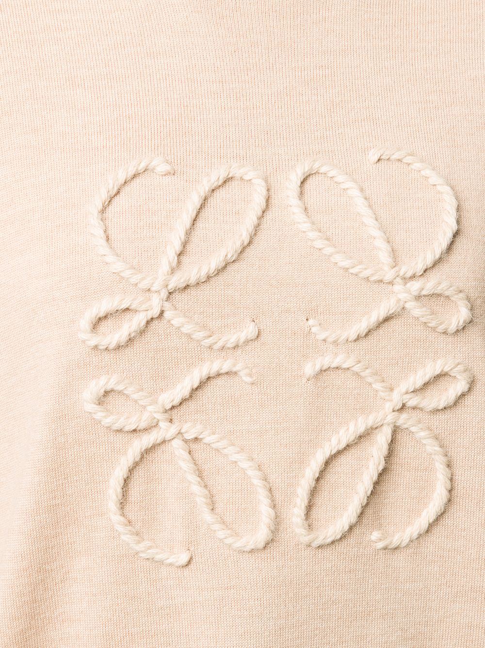 фото Loewe anagram embroidered fine knit jumper