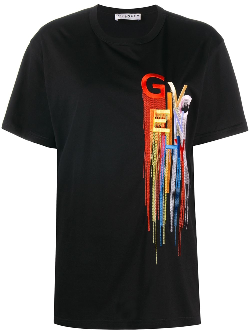 фото Givenchy футболка с вышитым логотипом