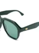 Bottega Veneta Eyewear geometric aviator-frame sunglasses