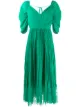 Image 1 of Self-Portrait pleated flared midi dress