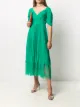Image 2 of Self-Portrait pleated flared midi dress