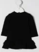 Image 2 of Moschino Kids teddy bear embroidered ruffled hem dress