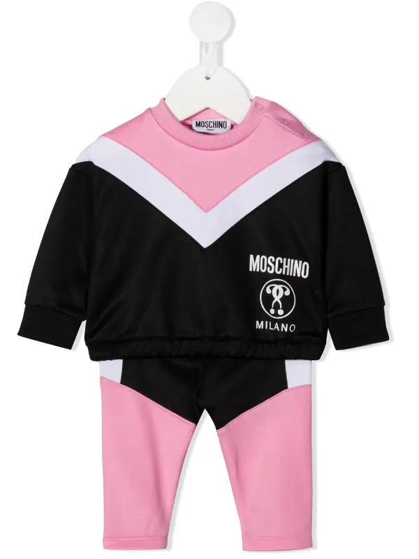 kids pink tracksuit