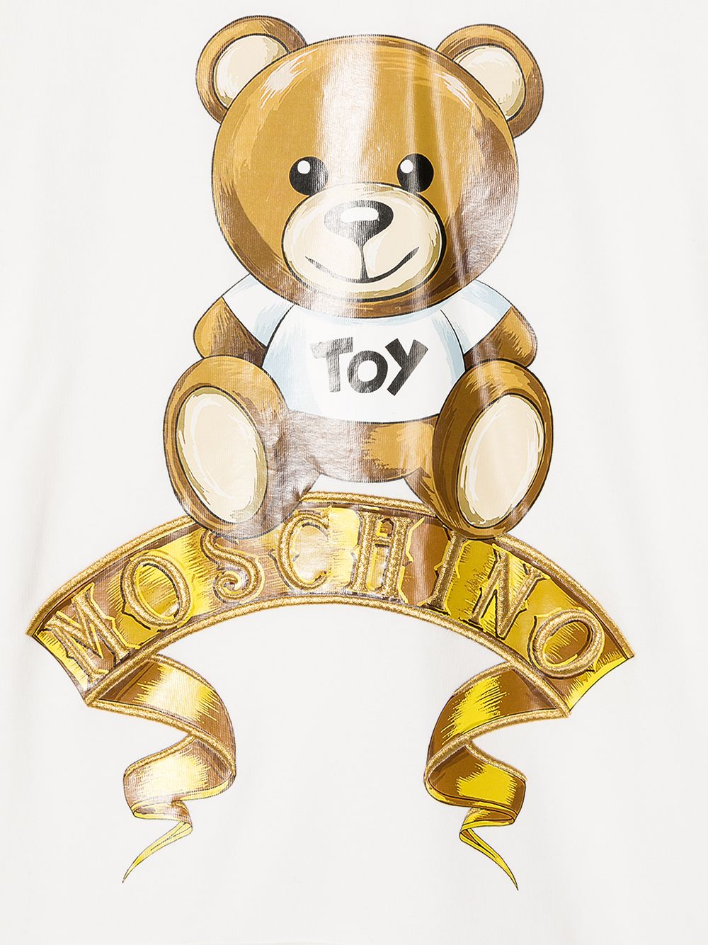 фото Moschino kids платье teddy bear с капюшоном