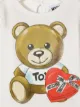 Moschino Kids teddy bear logo print longsleeved T-shirt