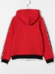 Image 2 of Moschino Kids logo print zipped hoodie
