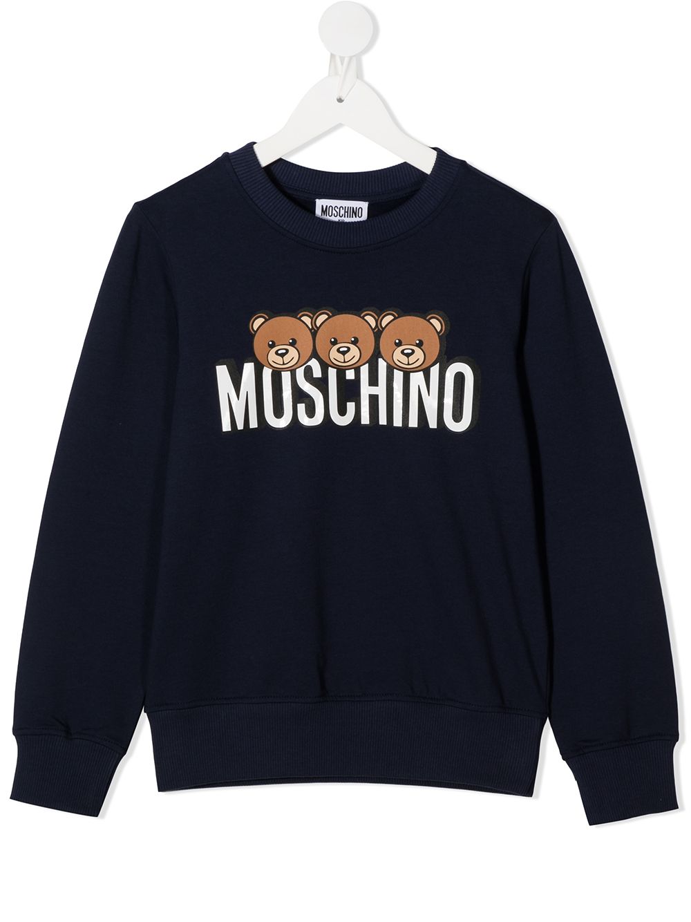 фото Moschino kids толстовка с логотипом