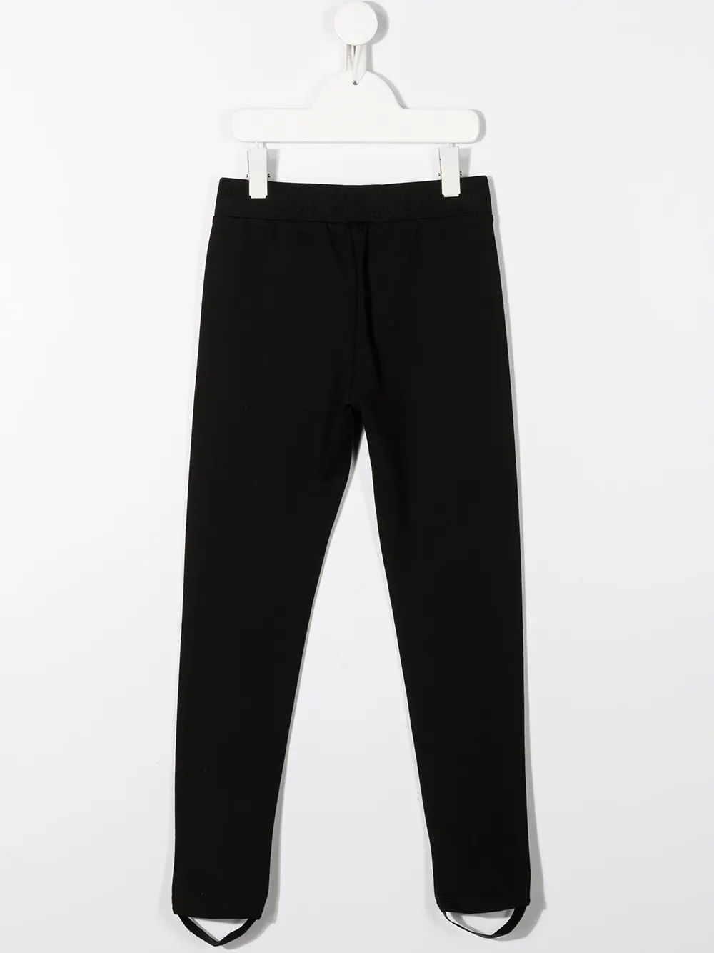 Image 2 of Moschino Kids Teddy logo foot strap leggings