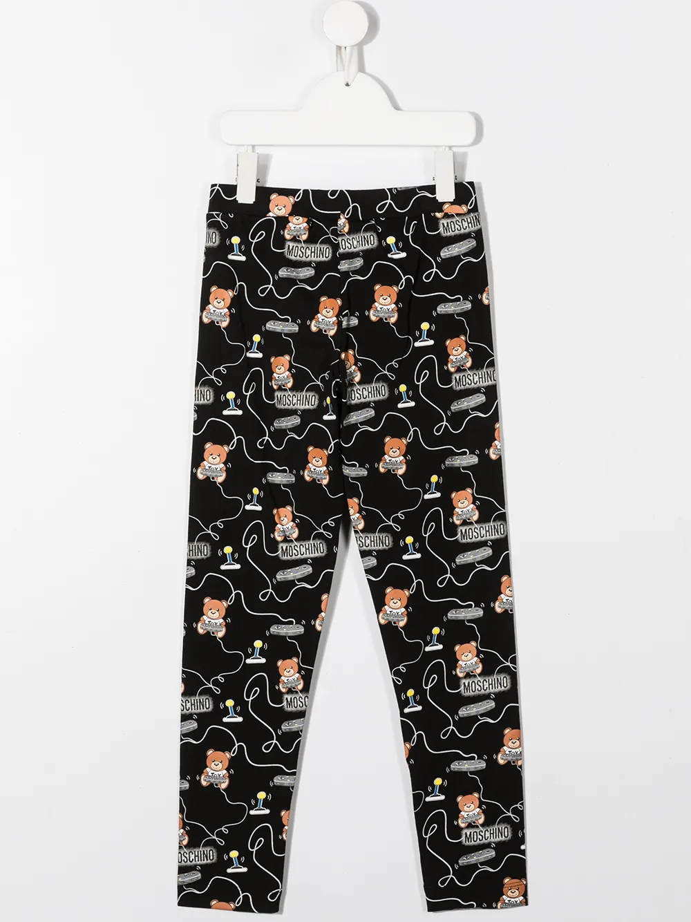 Image 2 of Moschino Kids teddy bear joystick print leggings