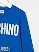 Moschino Kids Couture logo print long-sleeved top