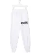Image 1 of Moschino Kids logo-print sweatpants