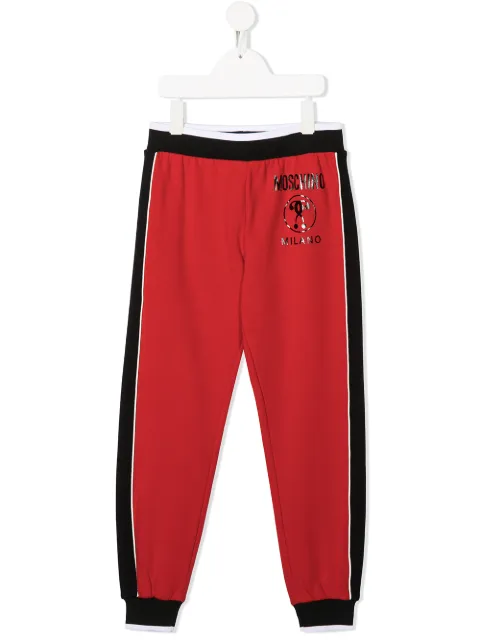 Moschino Kids panelled sweatpants