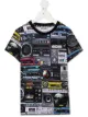 Image 1 of Moschino Kids stereo-print T-shirt