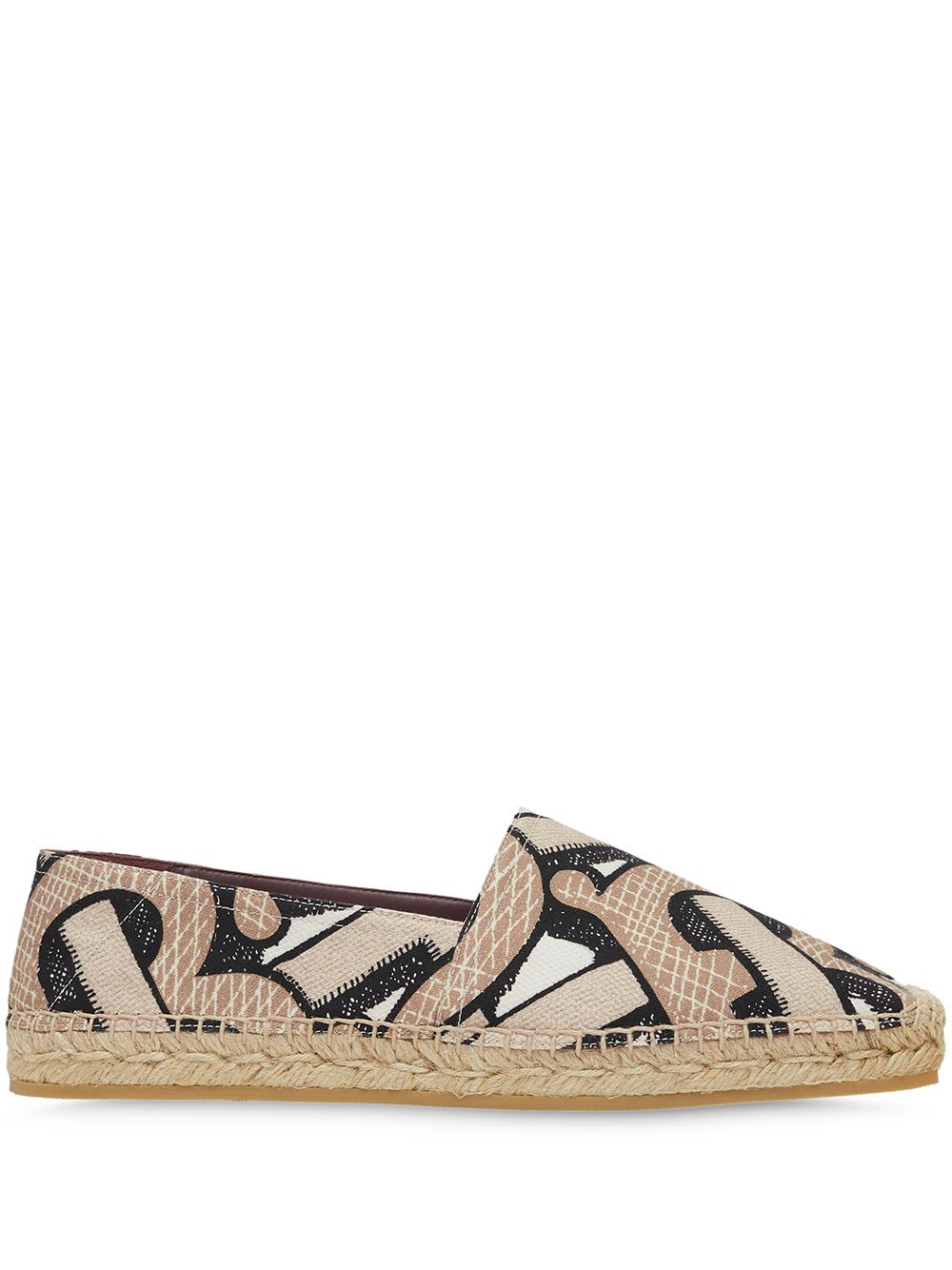 фото Burberry monogram print canvas espadrilles