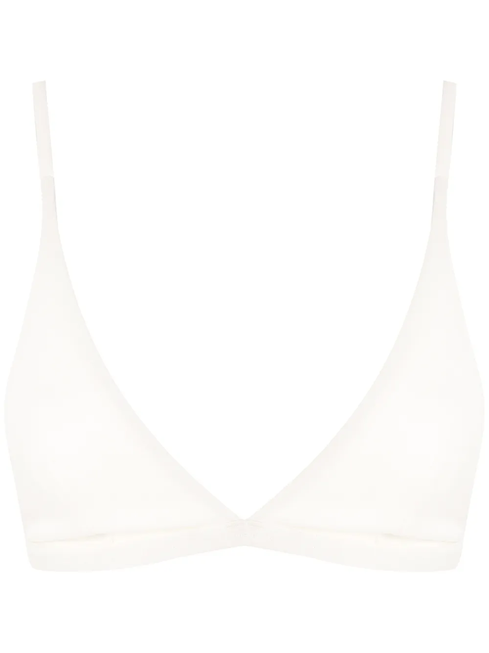 

Haight top de bikini con tirantes finos - Blanco