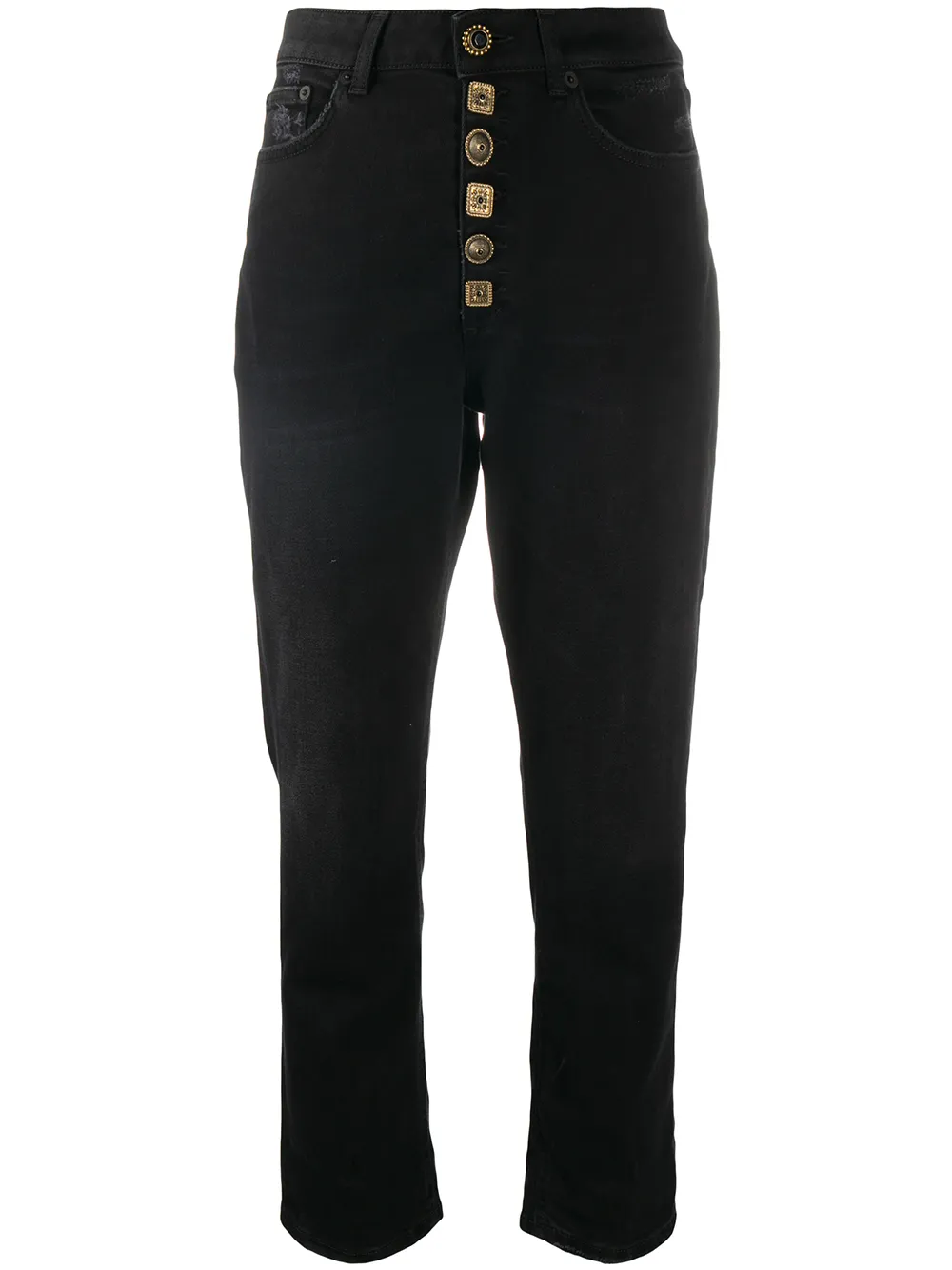 Dondup Cropped-Jeans Mit Knöpfen CW8yT oWCXL Dondup Cropped-Jeans Mit Knöpfen CW8yT oWCXL