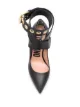 Moschino buckled ankle strap pumps