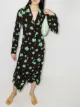 Image 2 of GANNI floral-print midi shirtdress