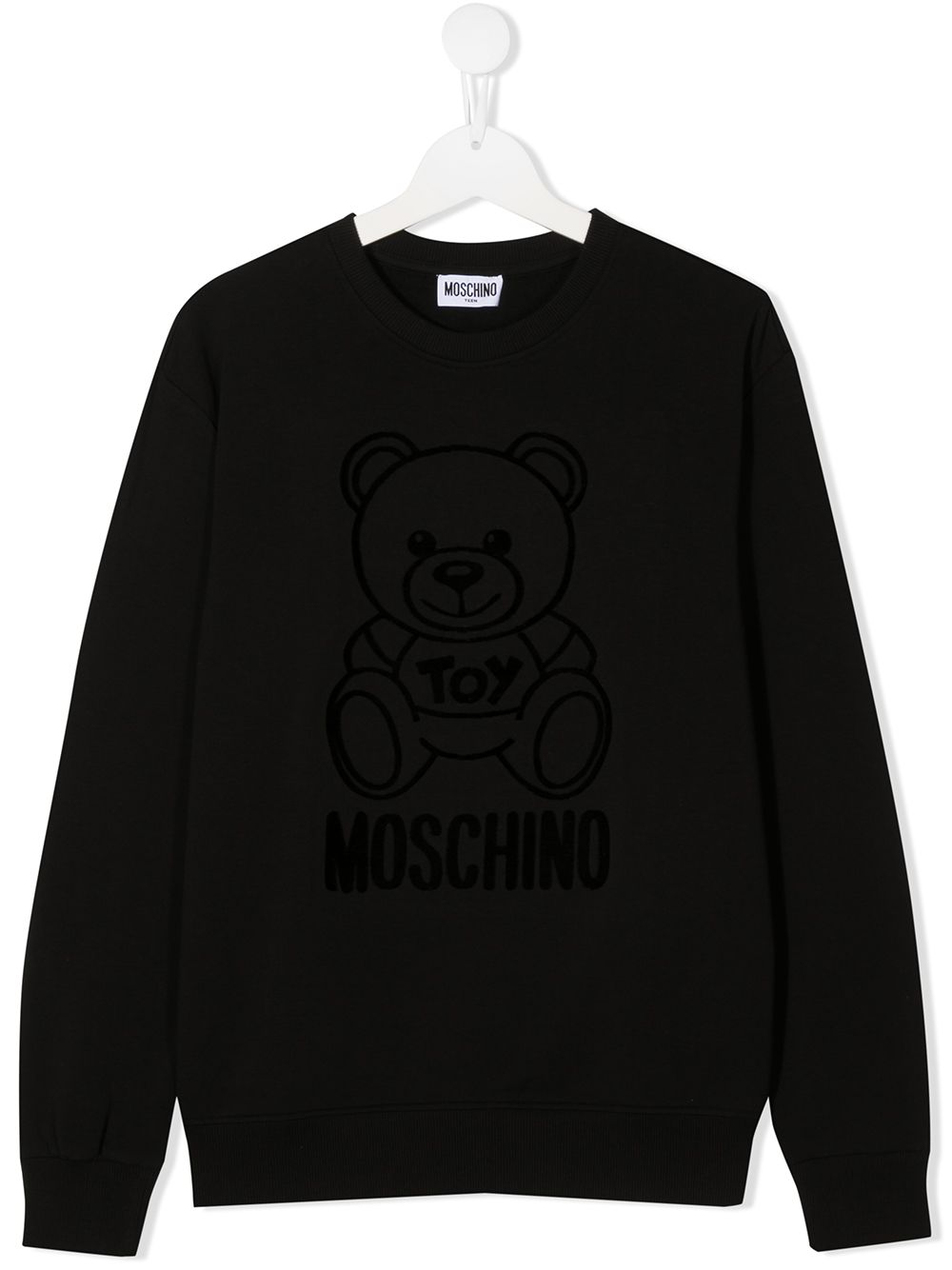 фото Moschino kids толстовка с вышитым логотипом