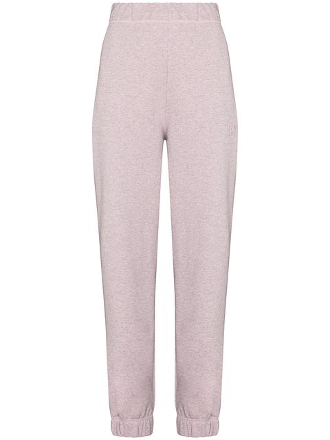 GANNI elasticated waistband track pants