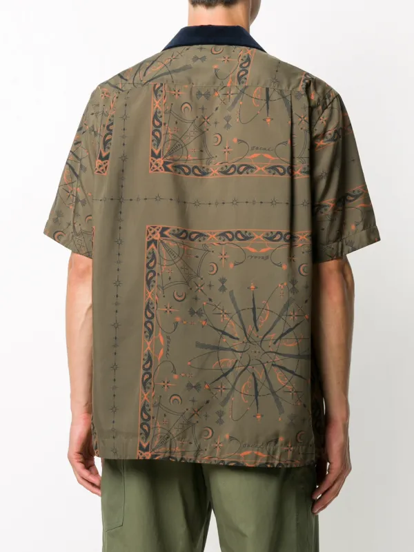 Sacai Bandana Print Shirt - Farfetch