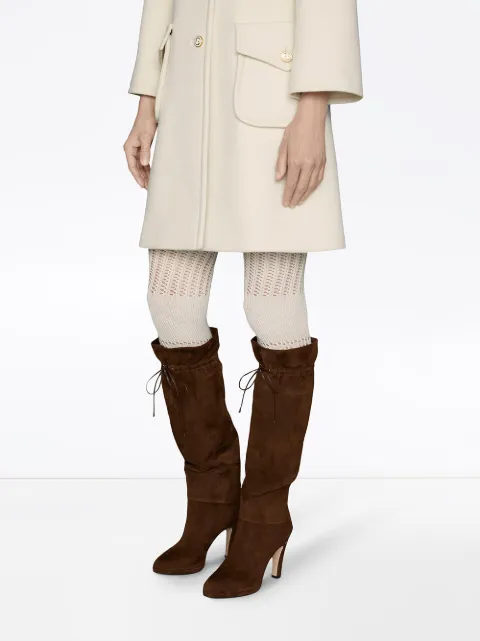 Shop Gucci Double G knee-high boots with Express Delivery - FARFETCH