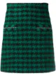 Image 1 of Sandro Paris houndstooth mini skirt