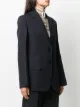 Jil Sander بليزر صوف بصف أزرار