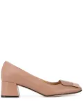 Sergio Rossi 50mm Sr1 leather pumps - Neutrals