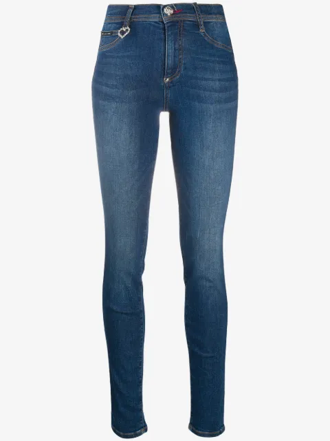Philipp Plein high-rise jeggings