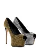 Image 2 of Giuseppe Zanotti Liza Bicolor 105mm peep-toe pumps