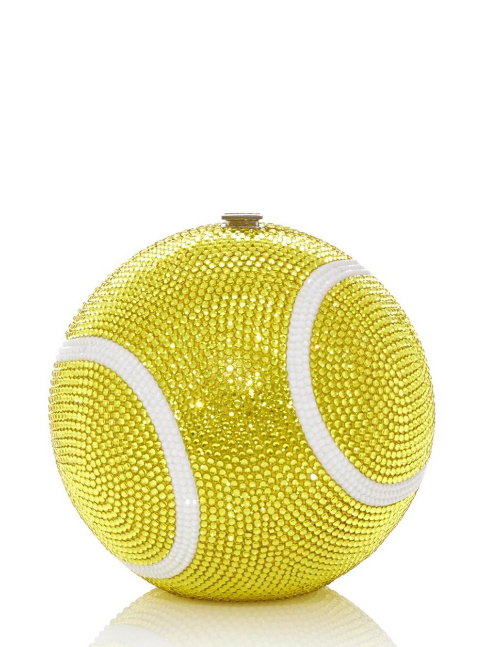 фото Judith leiber tennis ball sphere-shaped clutch