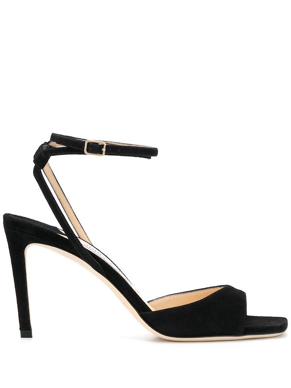 jimmy choo black suede sandals